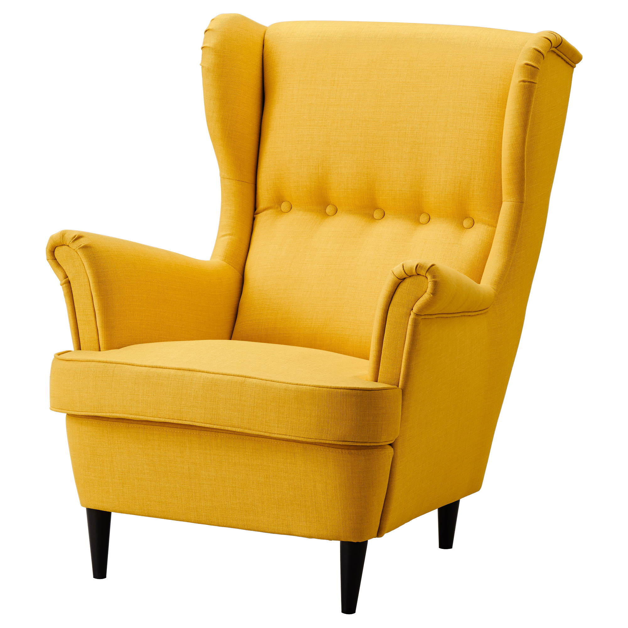 STRANDMON Armchair, Skiftebo yellow IKEA