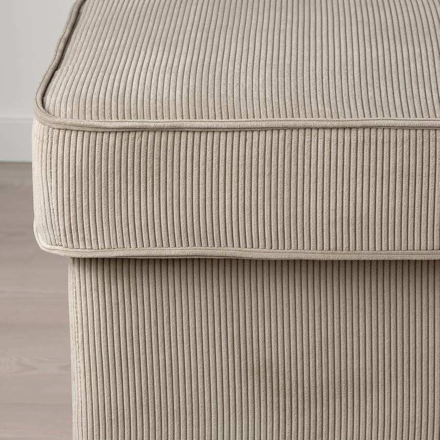 STRANDMON footstool, Kelinge beige IKEA CA