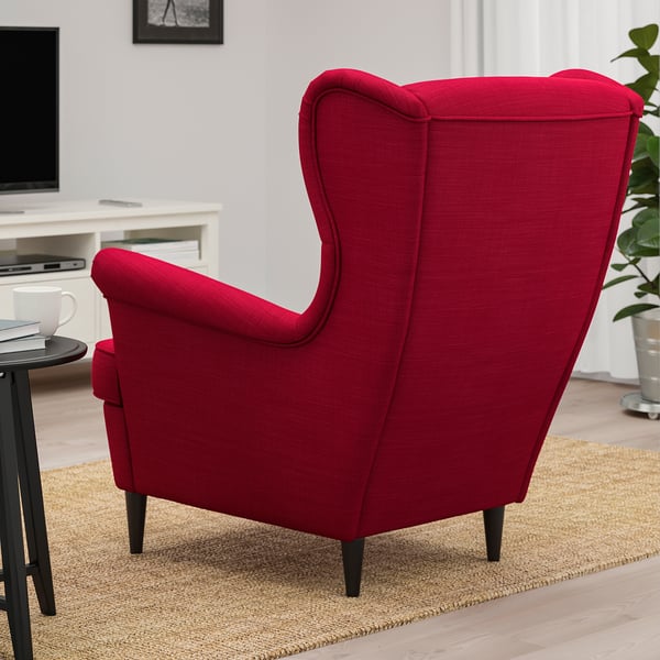 STRANDMON Armchair Nordvalla red IKEA