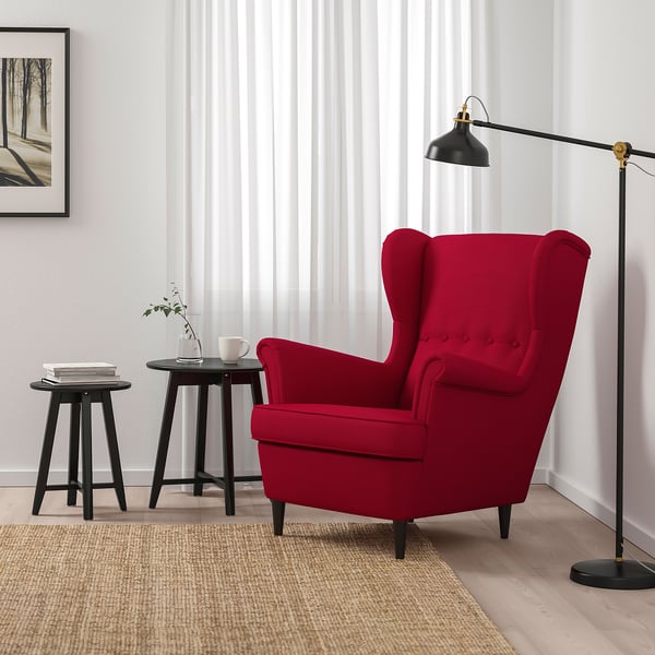 STRANDMON Armchair Nordvalla red IKEA