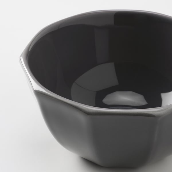 STRIMMIG Bowl, stoneware gray, 6 "