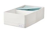 STUK box with compartments, white, 20x34x10 cm (7 ¾x13 ½x4) - IKEA CA