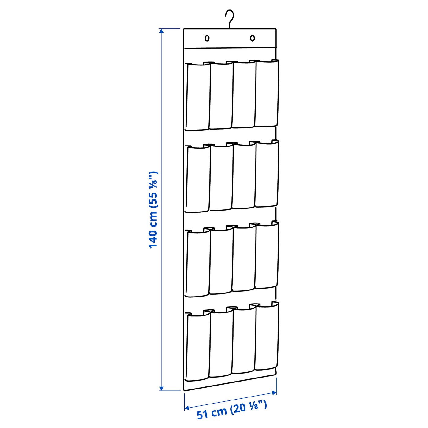 hanging shoe shelf