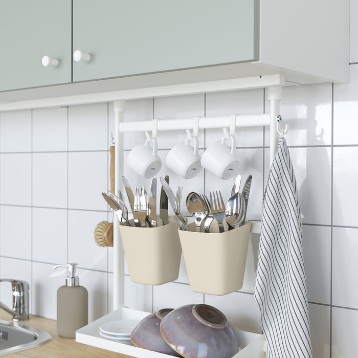 SUNNERSTA kitchen organizer set, no drill/dish drainer/hook - IKEA CA