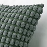 SVARTPOPPEL Cushion cover, gray-green, 20x20 "