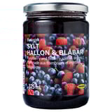 SYLT HALLON & BLÅBÄR Rasp- and bilberry spread, organic, 11 oz