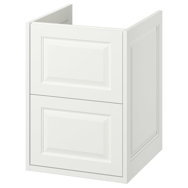 TÄNNFORSEN Sink cabinet with drawers, white, 18x21x25 1/8 "