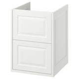 TÄNNFORSEN Sink cabinet with drawers, white, 18x21x25 1/8 "