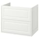 TÄNNFORSEN Sink cabinet with drawers, white, 30x21x25 1/8 "