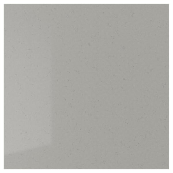 TÄRNHULT Custom-made wall panel, gray stone effect/glass composite, 1 1/8 "