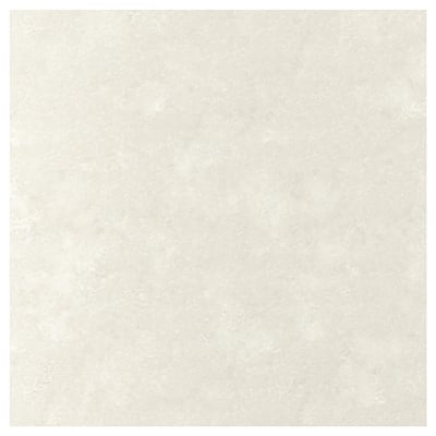 TÄRNHULT wall panel in off-white, recycled glass, square, matte texture.