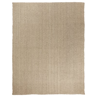 TÅGBILJETT Rug, flatwoven, natural/beige, 7 ' 10 "x9 ' 10 "