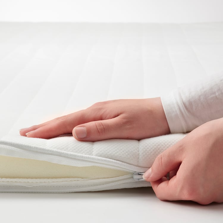 TANANGER mattress topper, white, Full IKEA CA