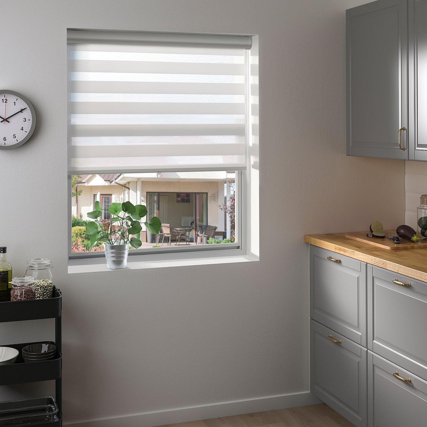TANDLUNDFLY Zebra blind, 58.5x250 cm (23x98 ½
