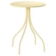 TÅNEBRO Side table, indoor/outdoor/pale yellow, 18 1/8 "