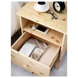 TARVA Nightstand, pine, 18 7/8x24 3/8 "
