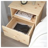 TARVA Nightstand, pine, 18 7/8x24 3/8 "