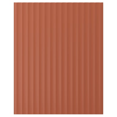 TERRSJÖ Door, red-brown wave pattern, 24x30 "