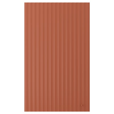 TERRSJÖ Door, red-brown wave pattern, 24x40 "