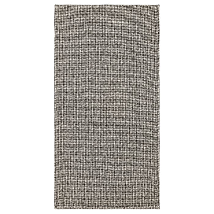 TIPHEDE rug, flatwoven, black/natural, 80x150 cm (2'7"x4'11") IKEA CA