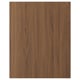 Option: TISTORP Door, brown walnut effect, 24x30 "