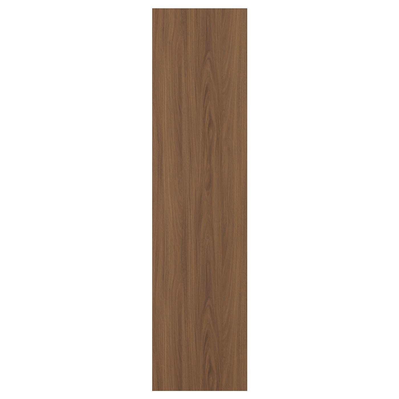 TISTORP door, brown walnut effect, 38x152 cm (15x60