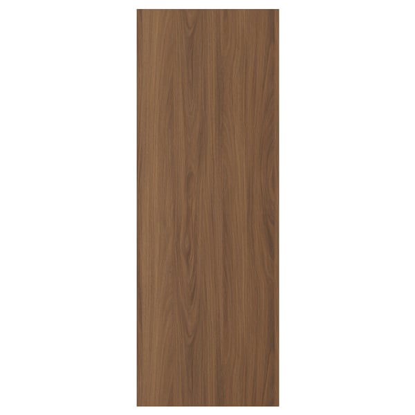 TISTORP Door, brown walnut effect, 18x50 "