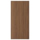 TISTORP Door, brown walnut effect, 24x50 "