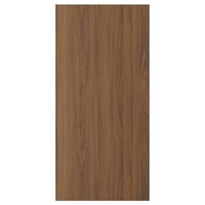 TISTORP Door, brown walnut effect, 24x50 "