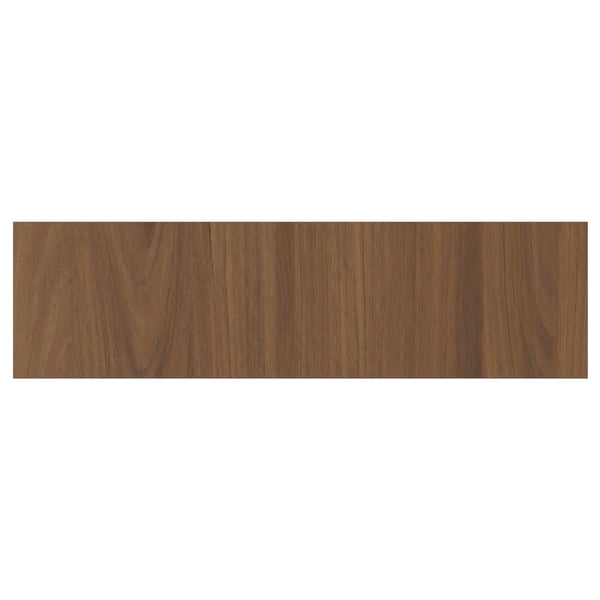 TISTORP Drawer front, brown walnut effect, 18x5 "