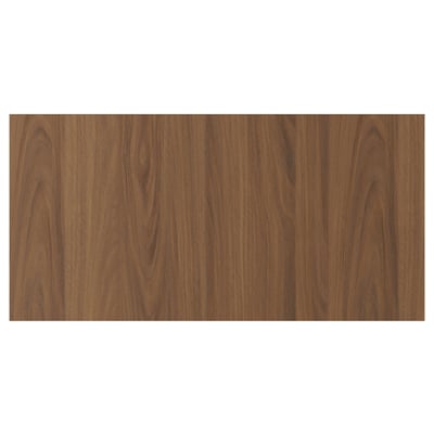 TISTORP Drawer front, brown walnut effect, 30x15 "