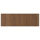 Option: TISTORP Drawer front, brown walnut effect, 30x10 "