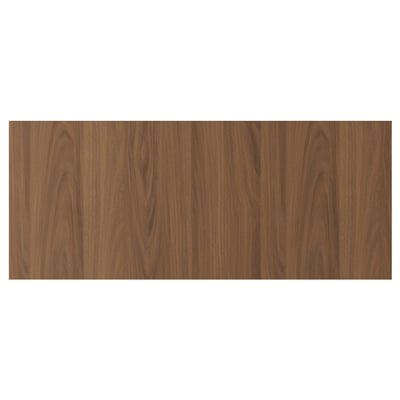 TISTORP Drawer front, brown walnut effect, 36x15 "