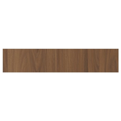 TISTORP Drawer front, brown walnut effect, 24x5 "