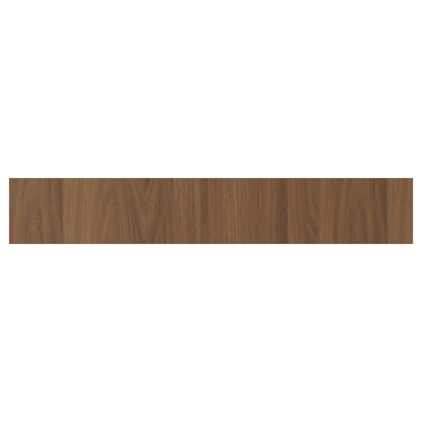 TISTORP Drawer front, brown walnut effect, 30x5 "