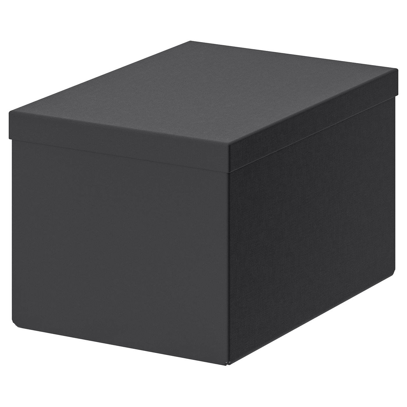 かん15BOX TJENA Storage box with lid - black - IKEA CA