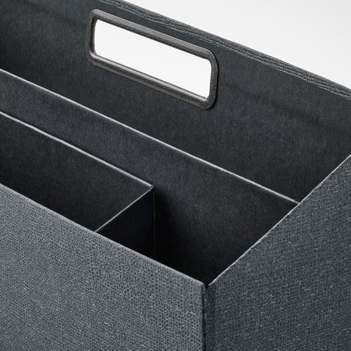 TJOG desk organizer, dark gray, 34x16 cm (13 ½x6 ¼") IKEA CA