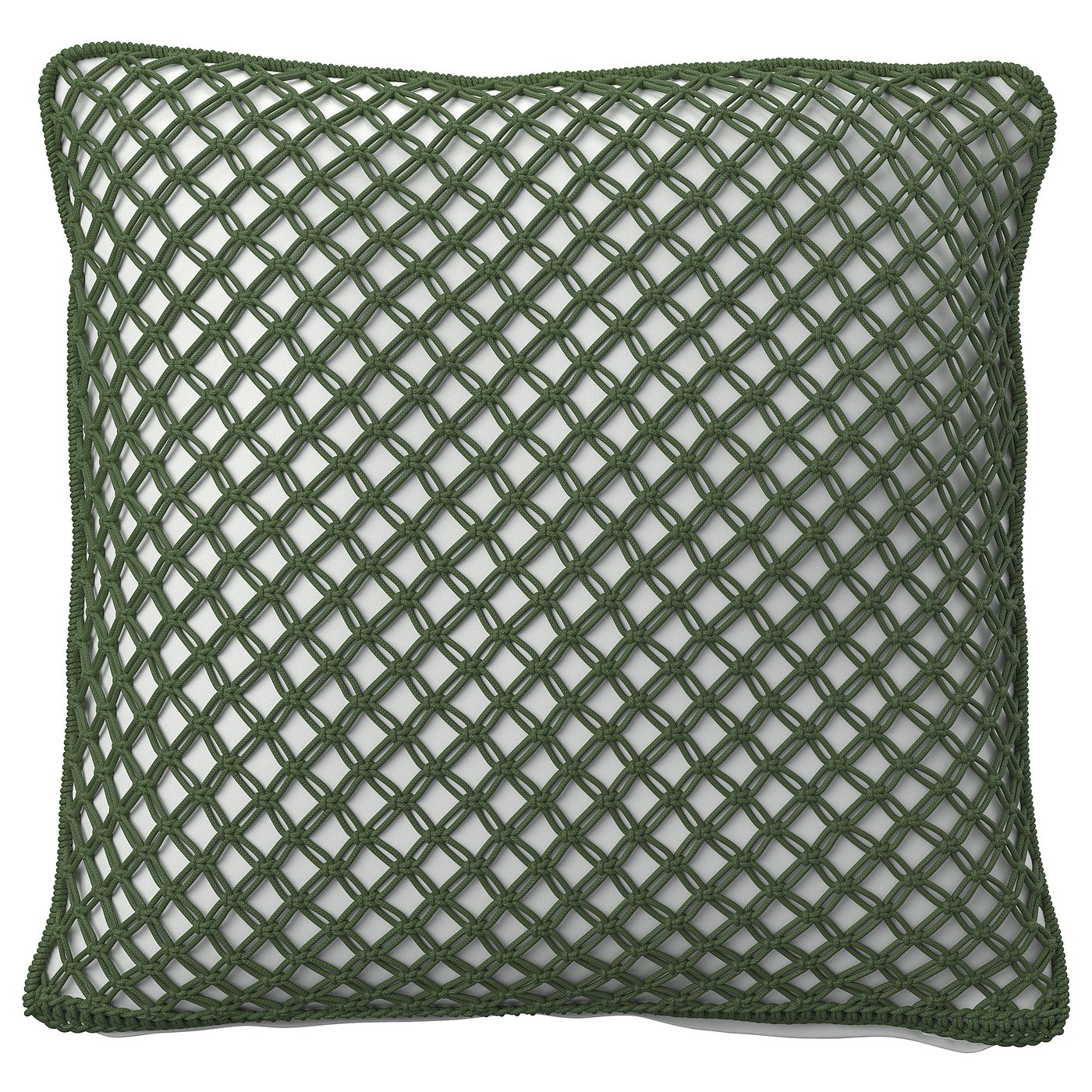 TOFTÖ cushion cover, dark gray-green outdoor/indoor, 50x50 cm