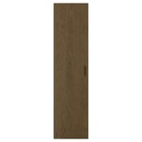 TONSTAD Door with hinges, brown/stained oak veneer, 19 1/2x76 5/8 "