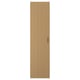 TONSTAD Door with hinges, oak veneer, 19 1/2x76 5/8 "