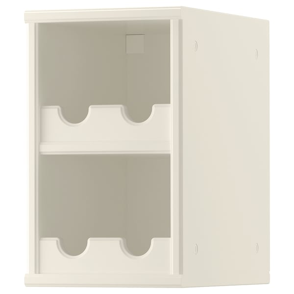 TORNVIKEN Open cabinet, off-white, 9x14 5/8x15 "