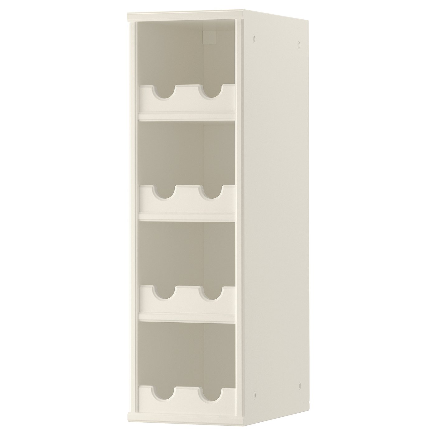 TORNVIKEN open cabinet, off-white, 23x37x76 cm (9x145/8x30