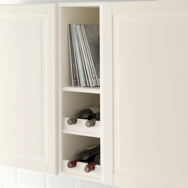 TORNVIKEN Open cabinet, off-white, 9x14 5/8x30 "