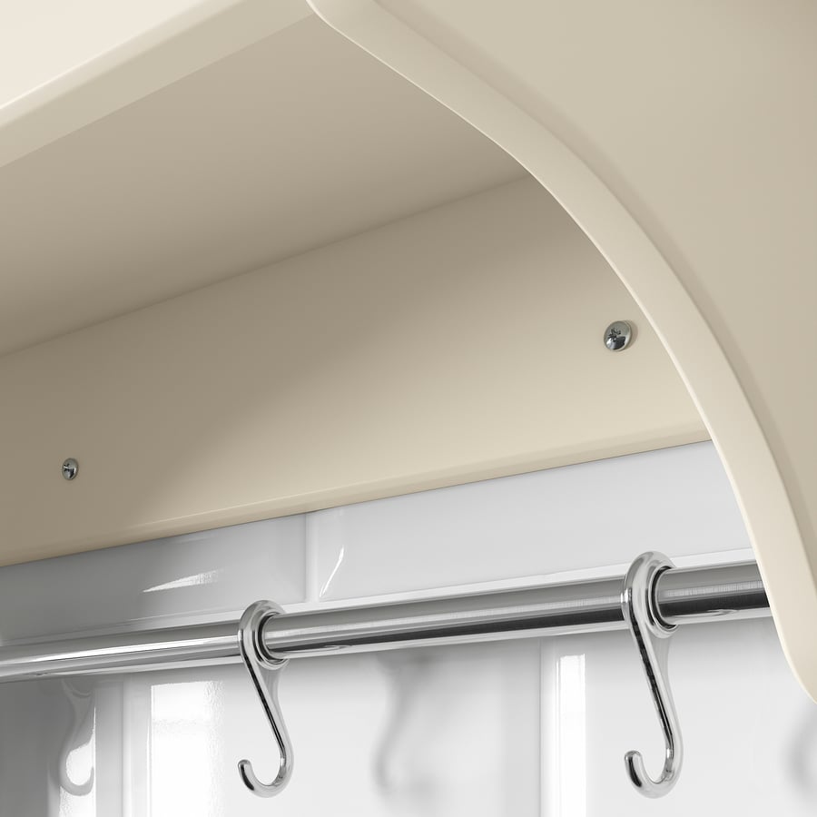 TORNVIKEN Wall shelf, offwhite, 195/8" (50 cm) IKEA CA