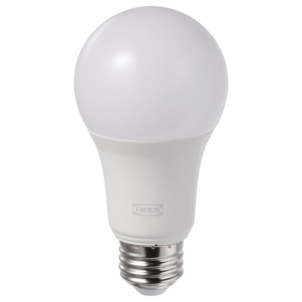 TRÅDFRI LED bulb E26 800 lumen, wireless dimmable color and white spectrum/globe opal white
