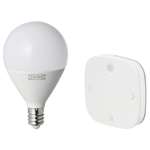 TRÅDFRI / STYRBAR Starter kit, smart wireless dimmable/white spectrum globe, P45 E12