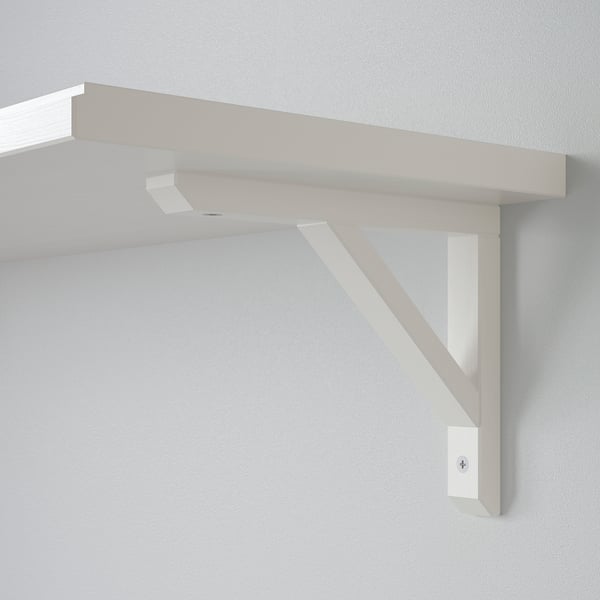 TRANHULT / SANDSHULT Wall shelf combination, white stained aspen, 31 1/2x7 7/8 "