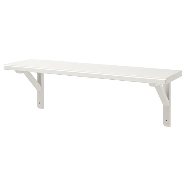 TRANHULT / SANDSHULT Wall shelf, white stained aspen, 31 1/2x7 7/8 "