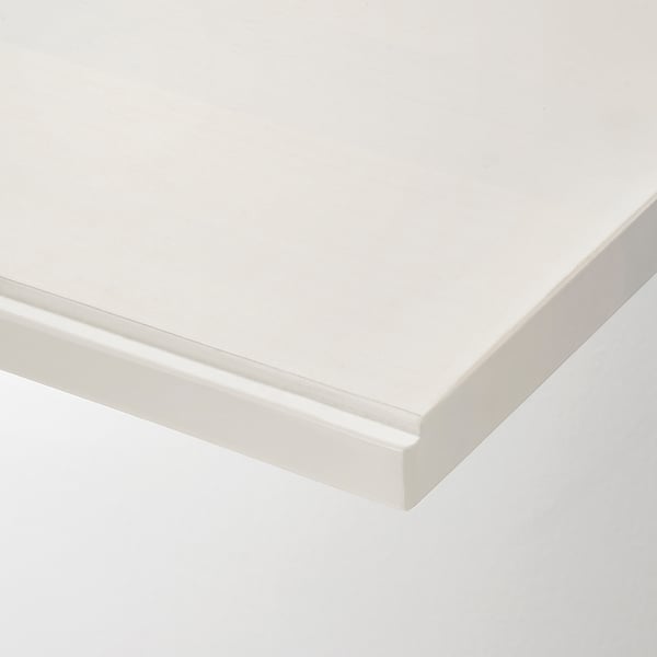 TRANHULT Shelf, white stained aspen, 80x20 cm (311/2x77/8