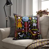 TRATTKAKTUS Cushion cover, multicolor, 20x20 "